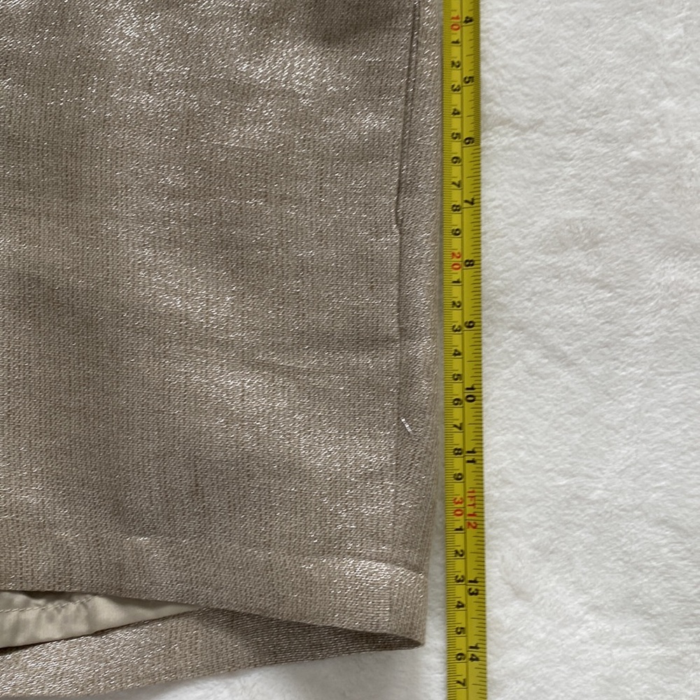 JCrew metallic linen shorts - Picture 9 of 10